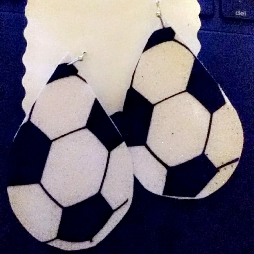 Earrings Soccer